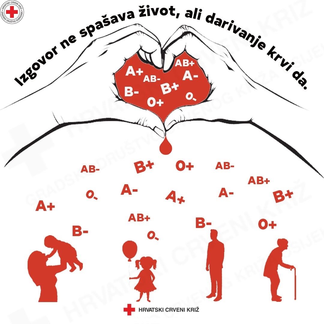 POZIV NA 16. REDOVNU AKCIJU DOBROVOLJNOG DARIVANJA KRVI 