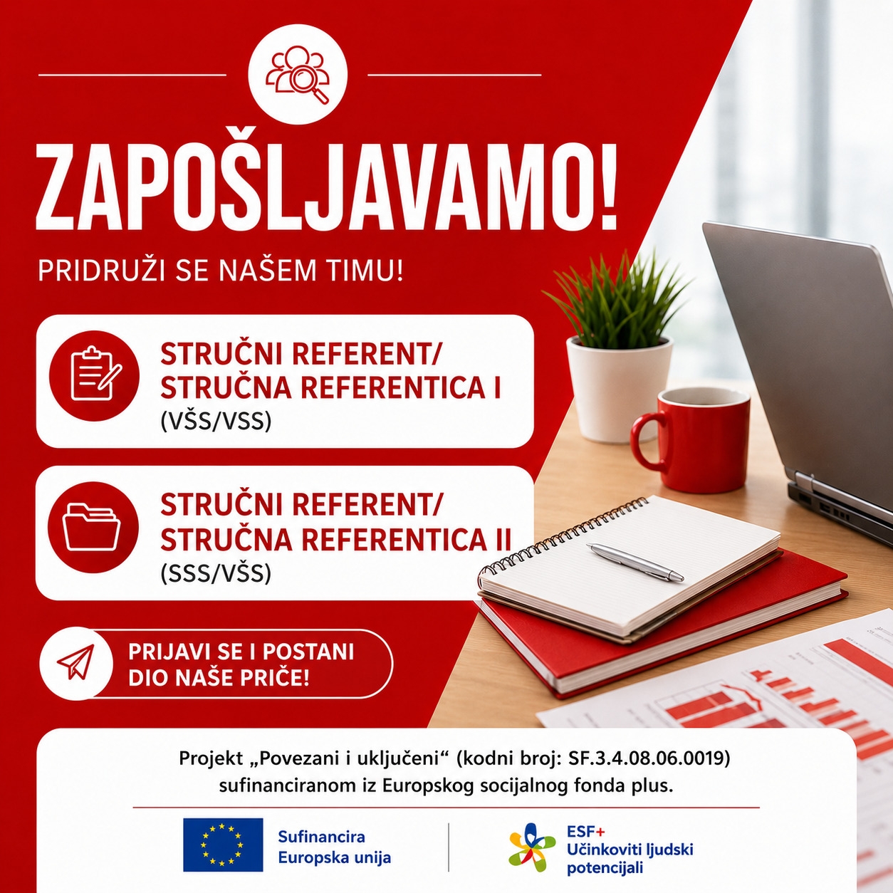 OTVORENI NATJEČAJI ZA RADNA MJESTA